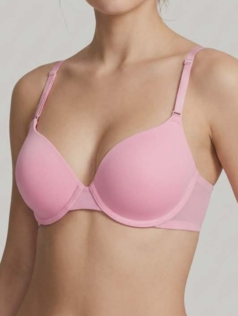 YMI Pink Lightly Padded T-Shirt Bra
